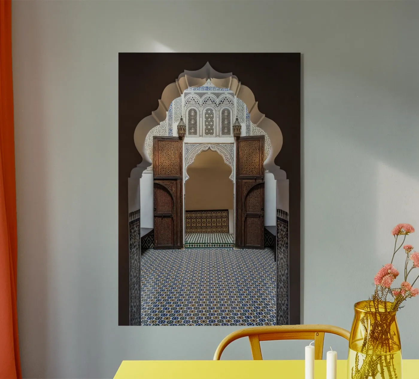 Moroccan interior Acryl-Glas von photolovers