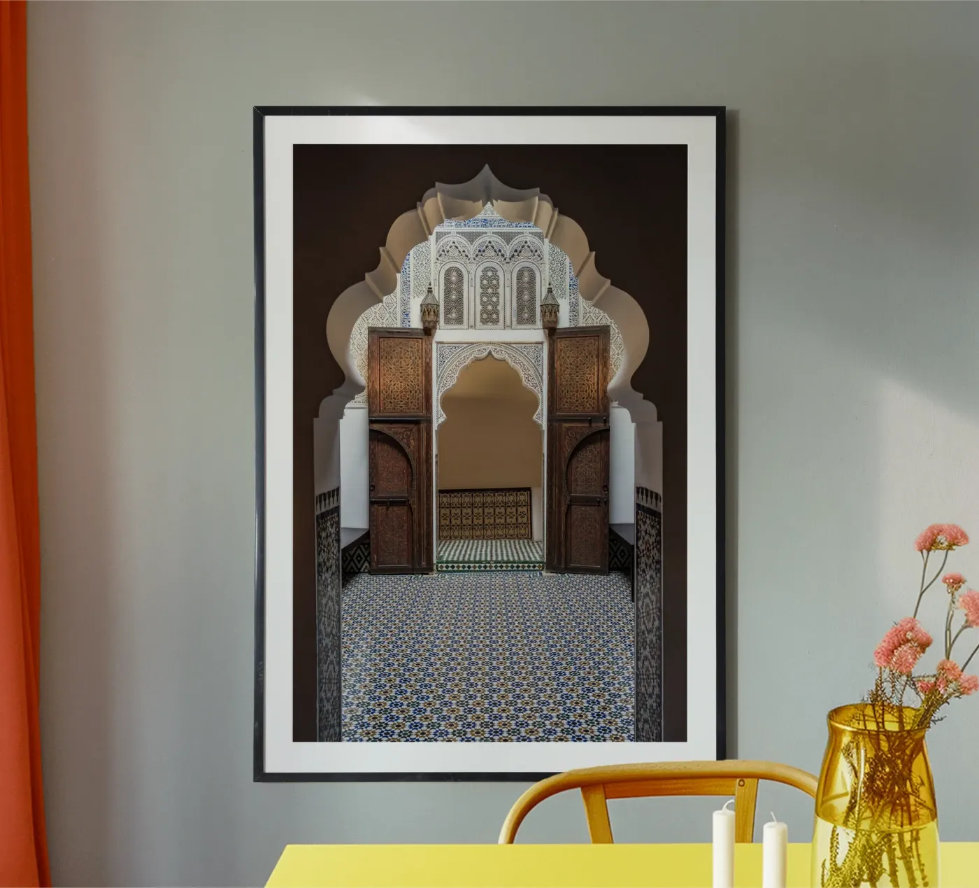 Moroccan interior Poster von photolovers