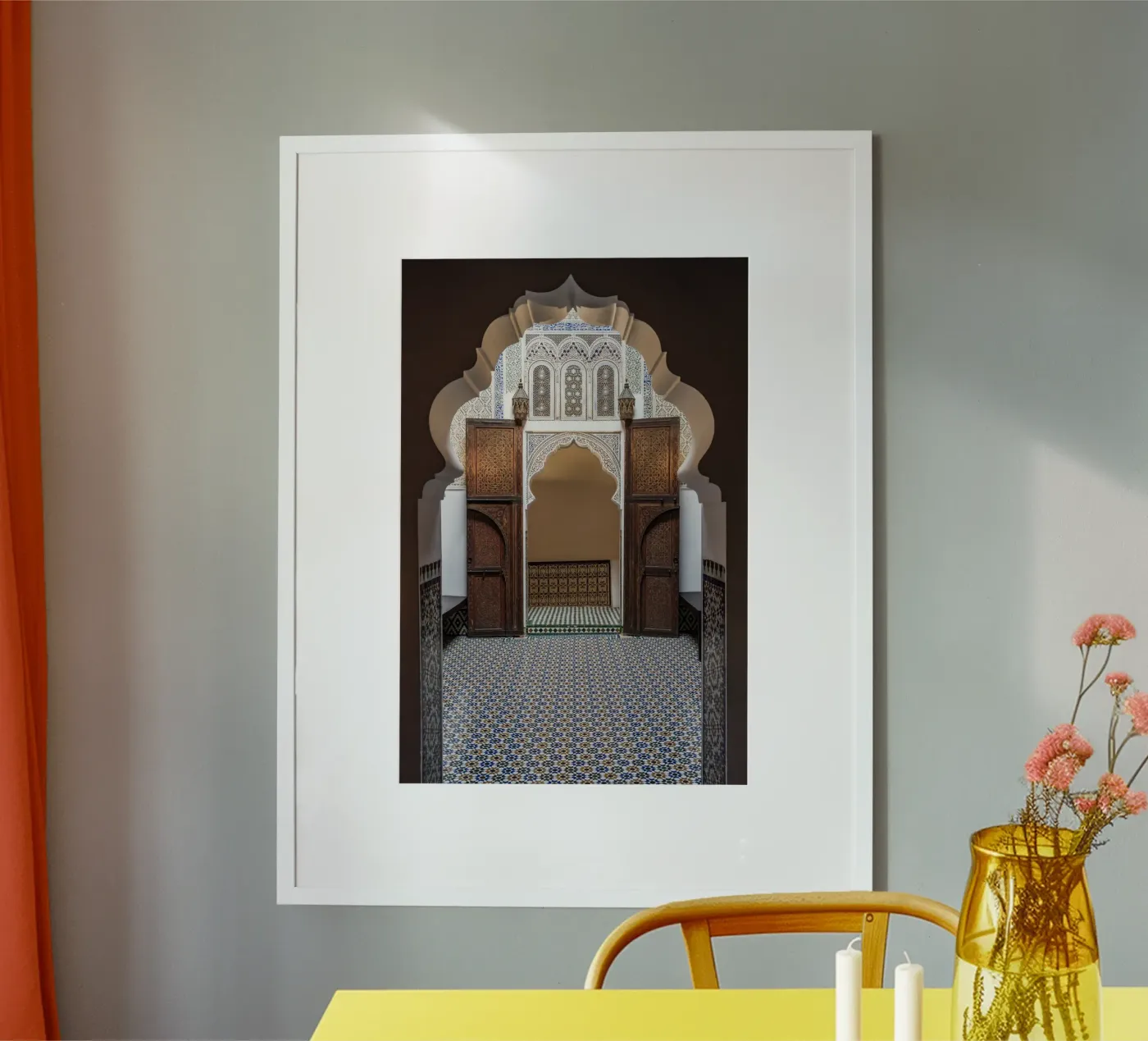 Moroccan interior Poster von photolovers