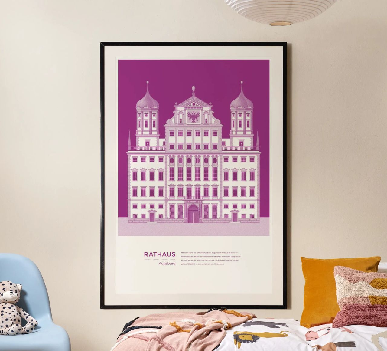 Michael Kunter - Rathaus Kiel Poster von The Artcircle