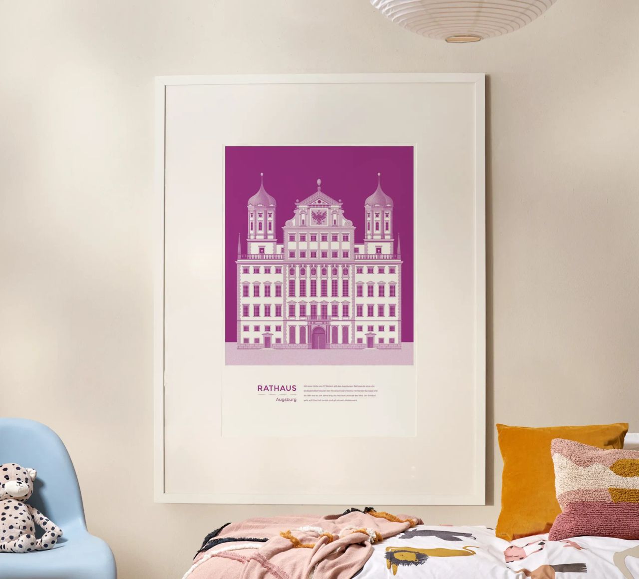 Michael Kunter - Rathaus Kiel Poster von The Artcircle