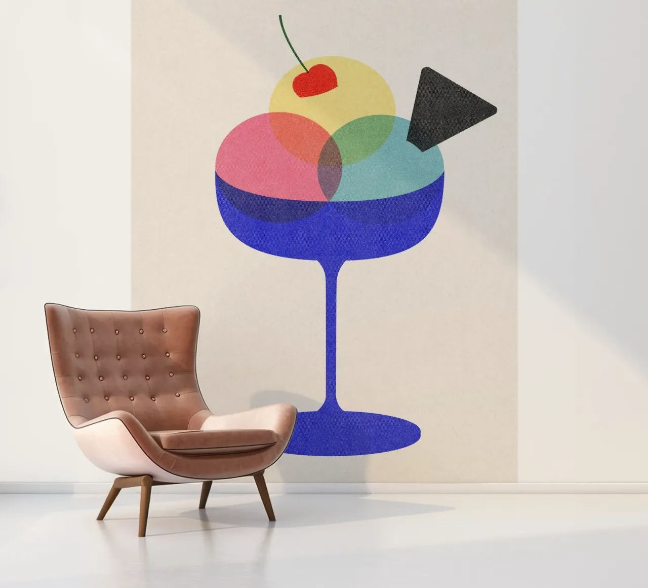 Ijscocktail fotobehang van Rosi Feist