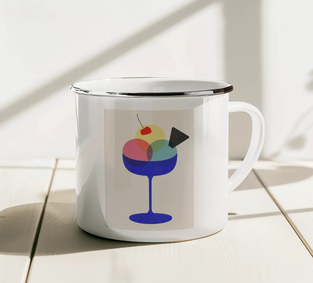 Cocktail di ghiaccio tazza in smalto da Rosi Feist