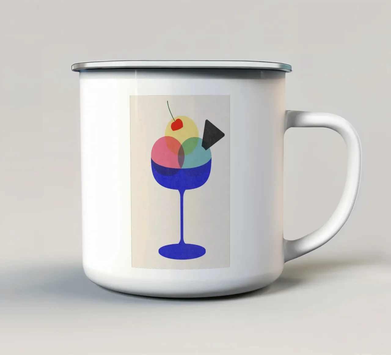 Cocktail di ghiaccio tazza in smalto da Rosi Feist