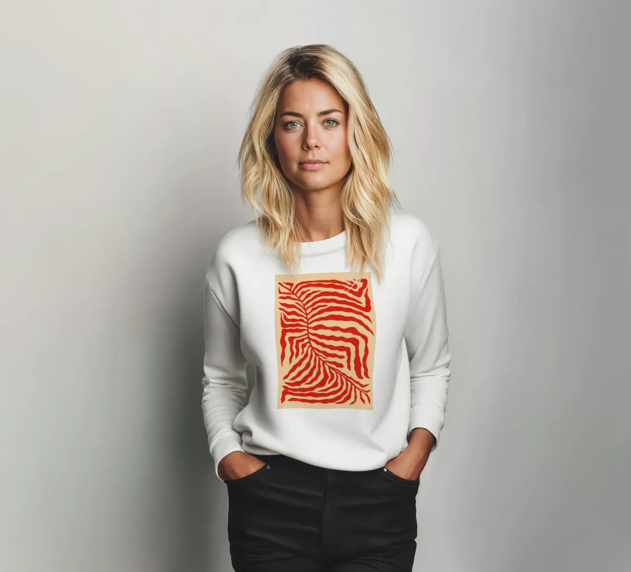 Pianta zebrata felpa da Rosi Feist