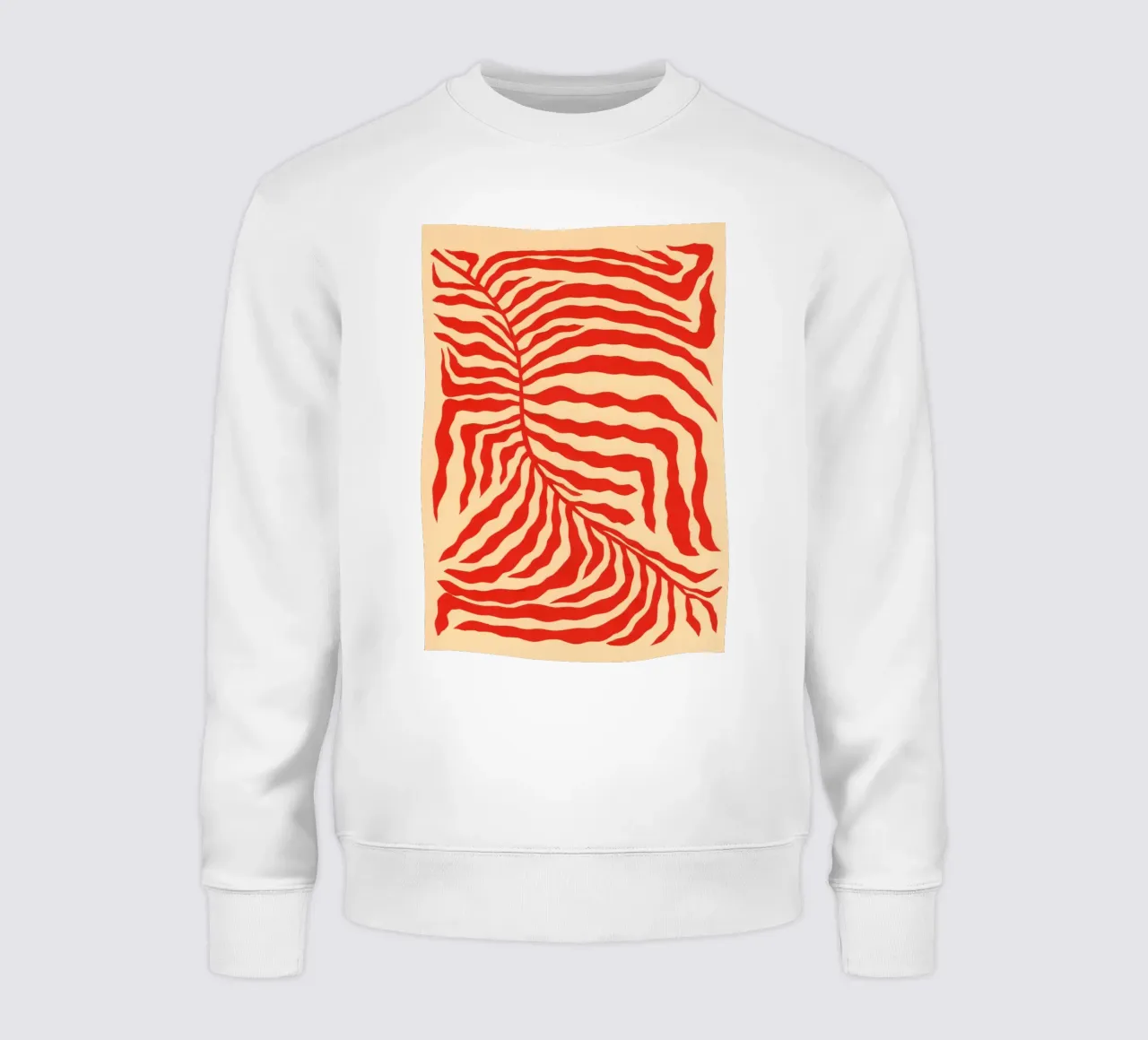 Zebra Plant sweatshirt by Rosi Feist