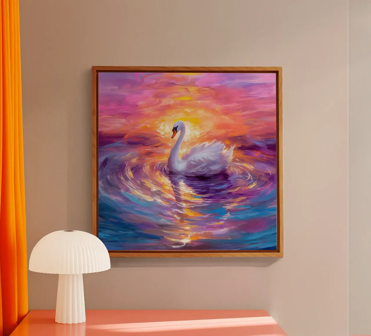 Aurora Swan plexiglass da Seitz Michelle