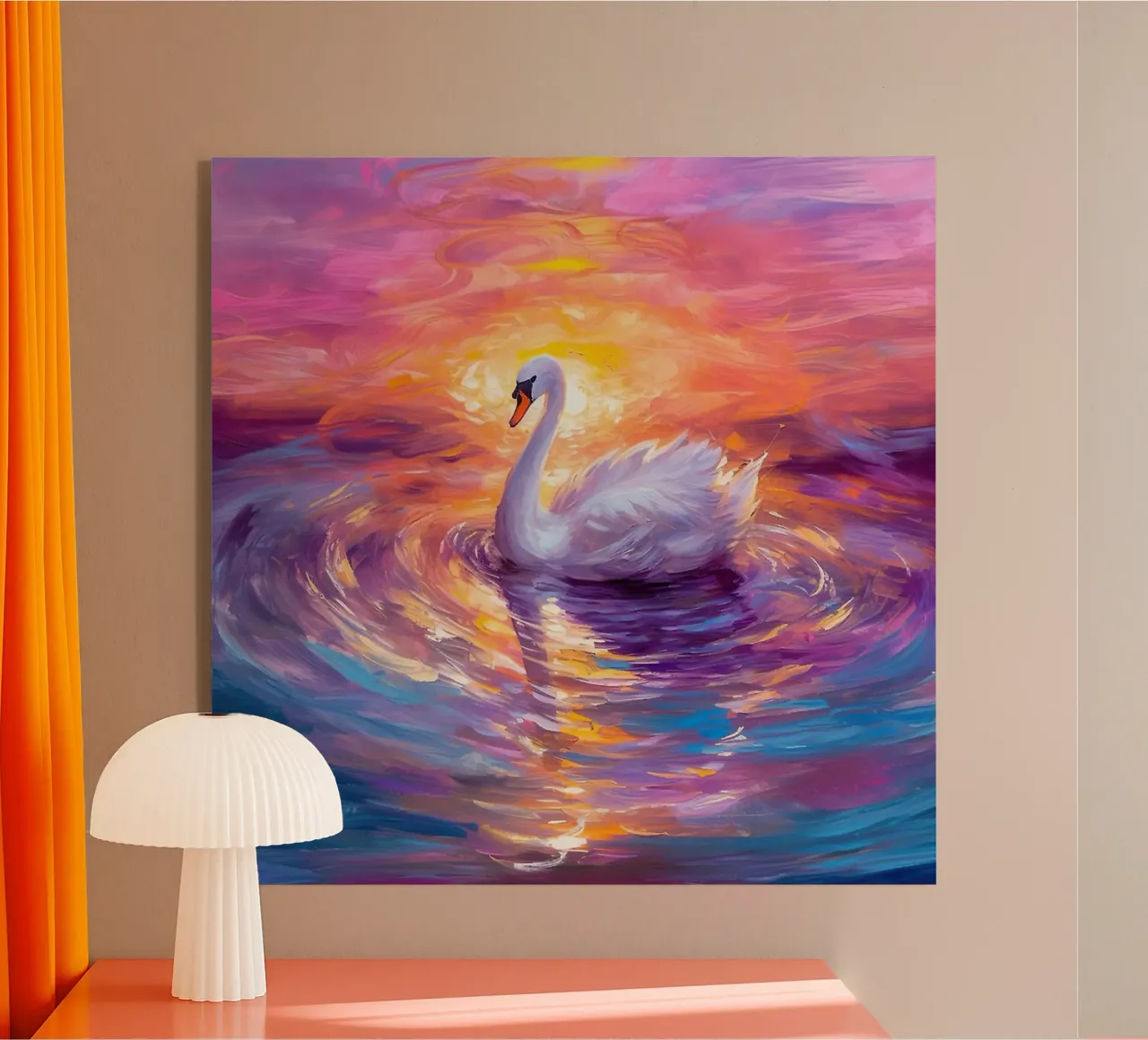 Aurora Swan plexiglass da Seitz Michelle