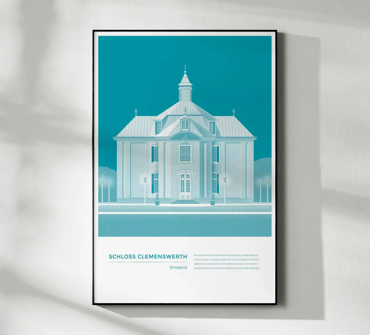Michael Kunter - Schloss Clemenswerth plexiglass da The Artcircle