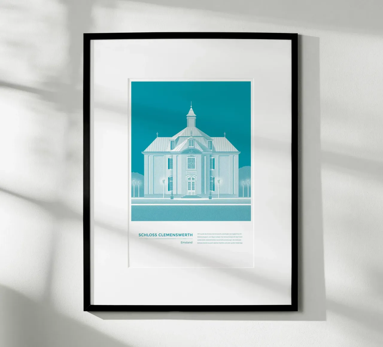 Michael Kunter - Schloss Clemenswerth carta hahnemühle da The Artcircle