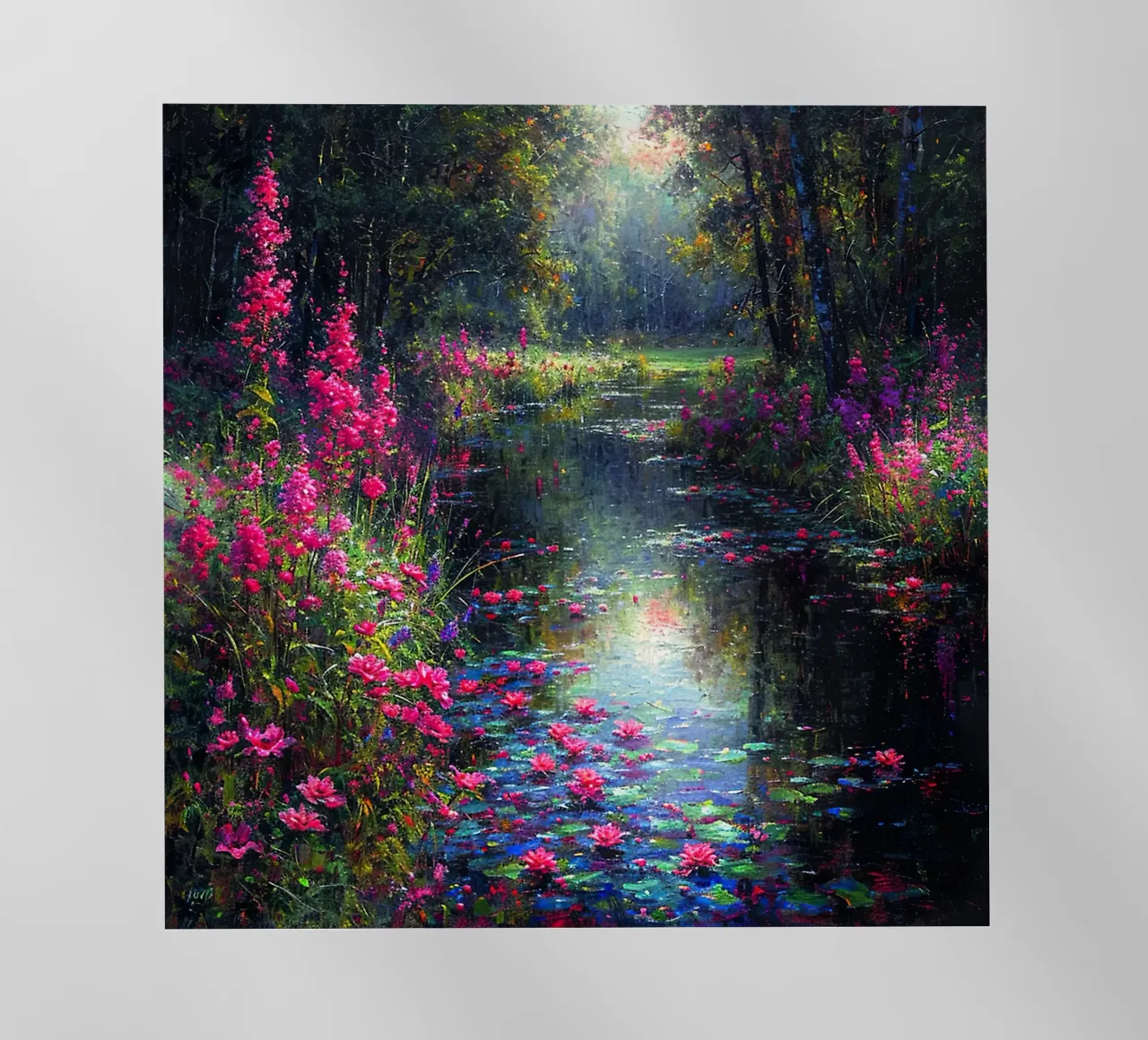 Flowered Stream pellicola backlit da Seitz Michelle