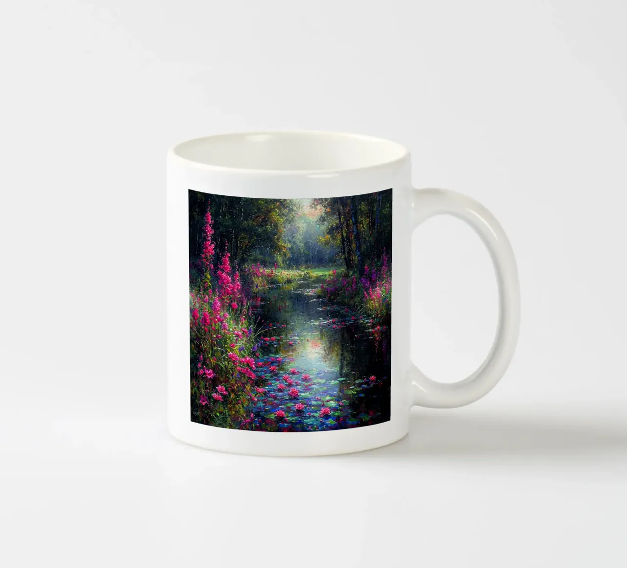 Flowered Stream tazza in ceramica da Seitz Michelle