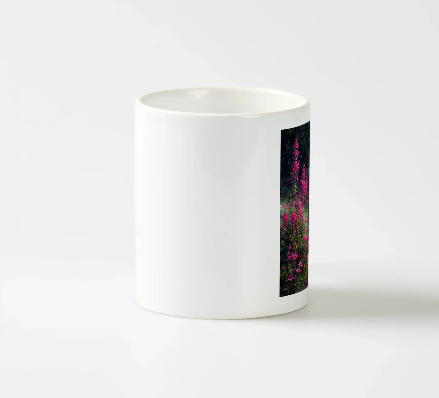 Flowered Stream ceramic mug by Seitz Michelle