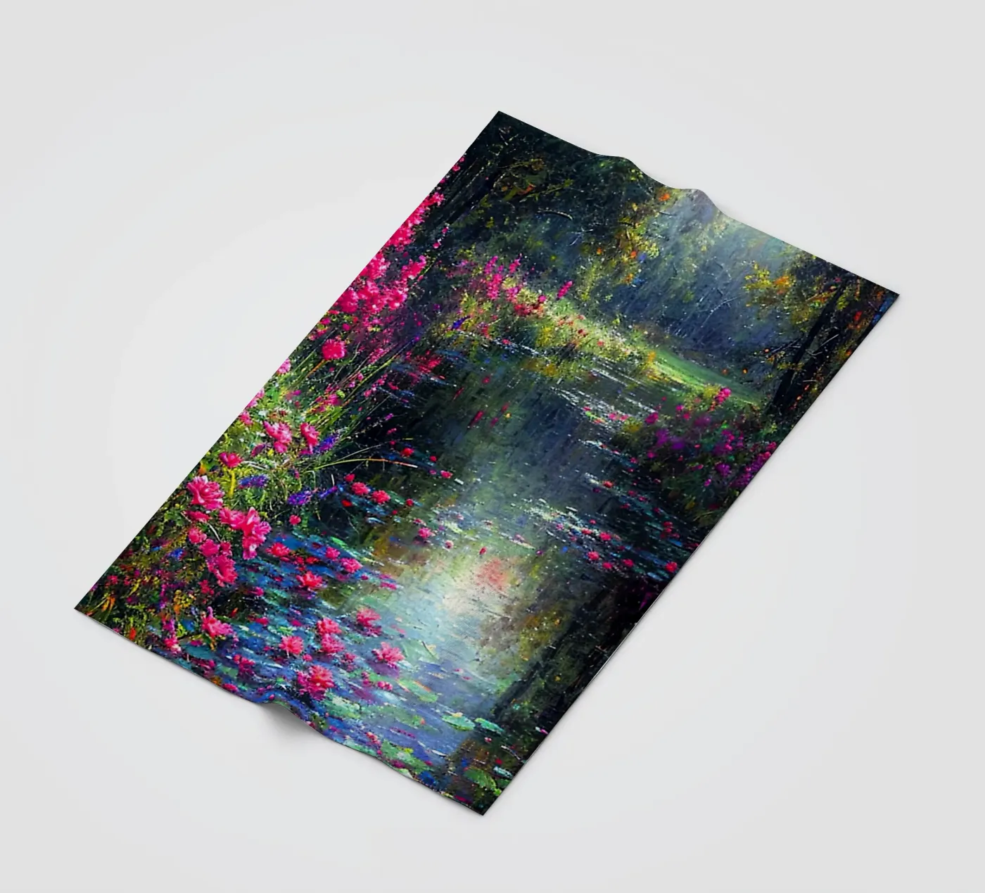 Flowered Stream fleecedeken van Seitz Michelle