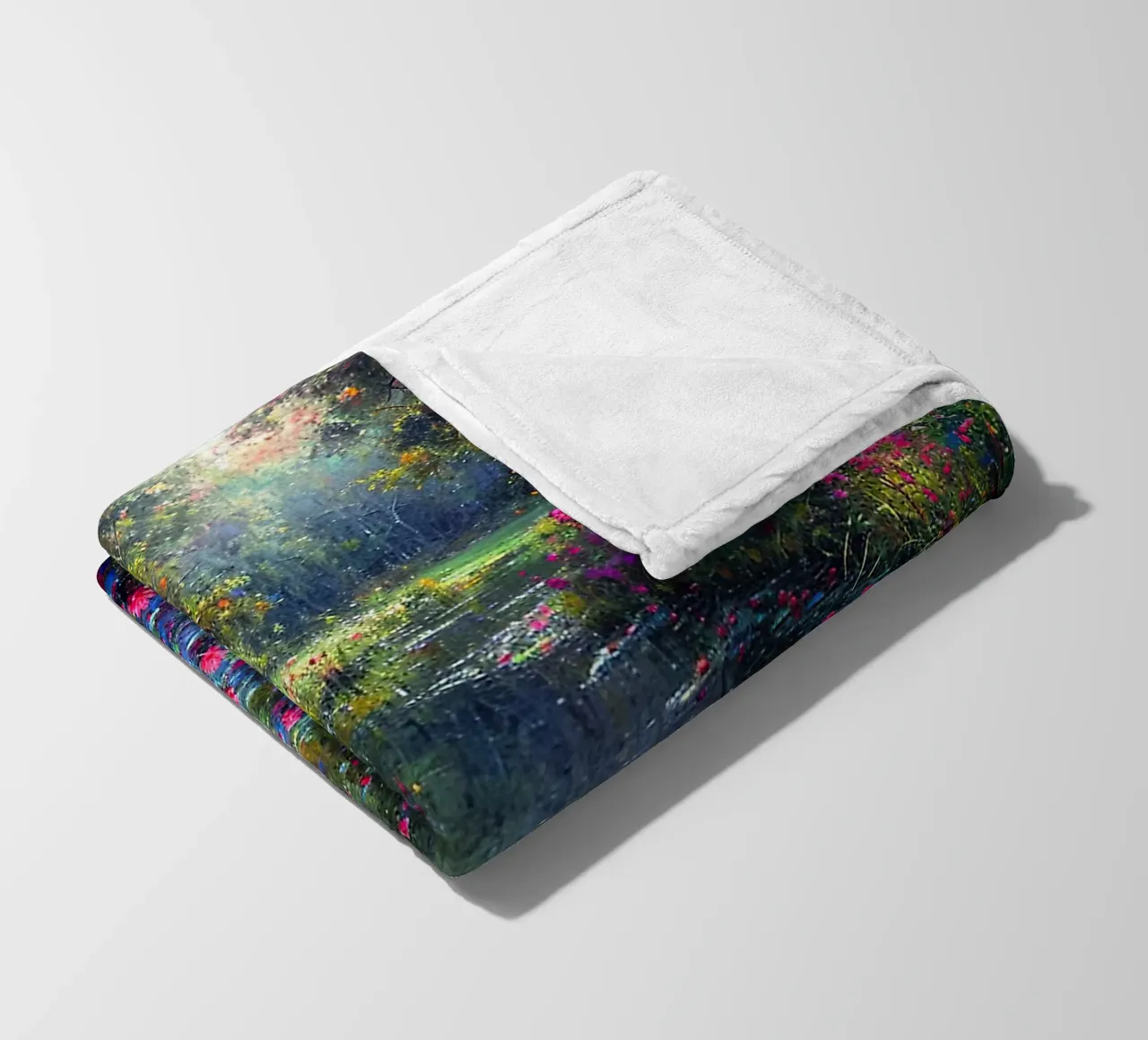 Flowered Stream fleecedeken van Seitz Michelle