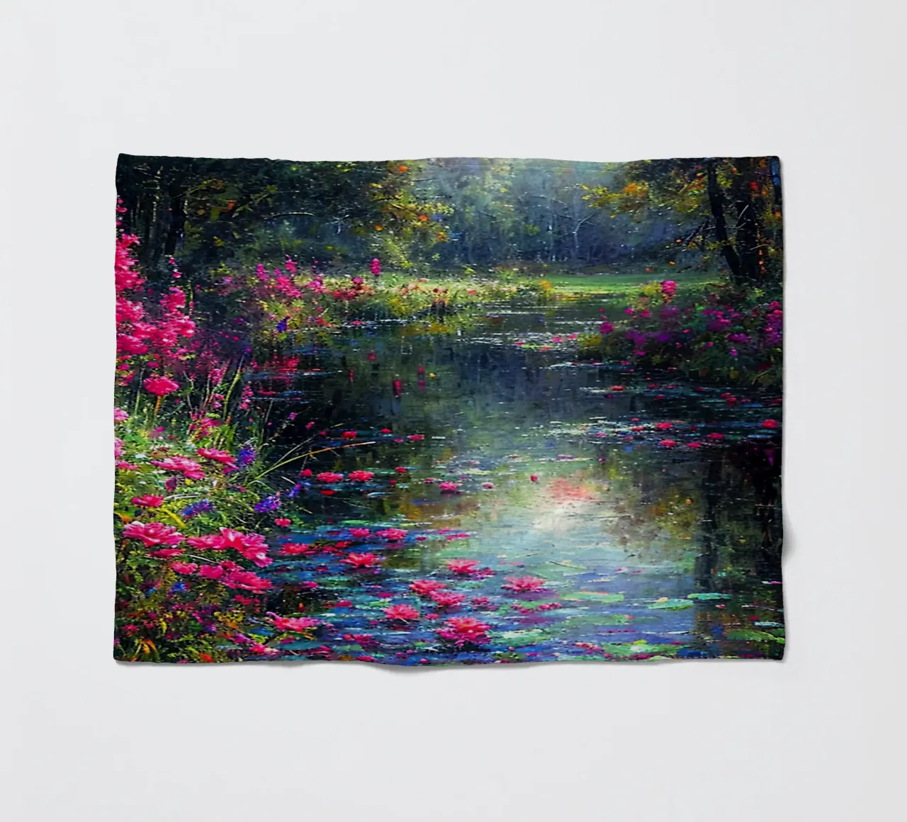 Flowered Stream Fleecedecke von Seitz Michelle