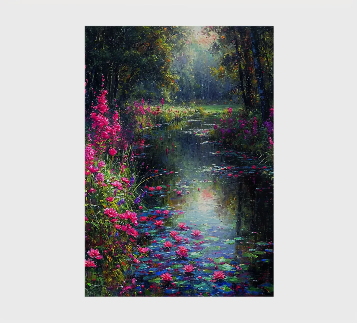 Flowered Stream notebook by Seitz Michelle