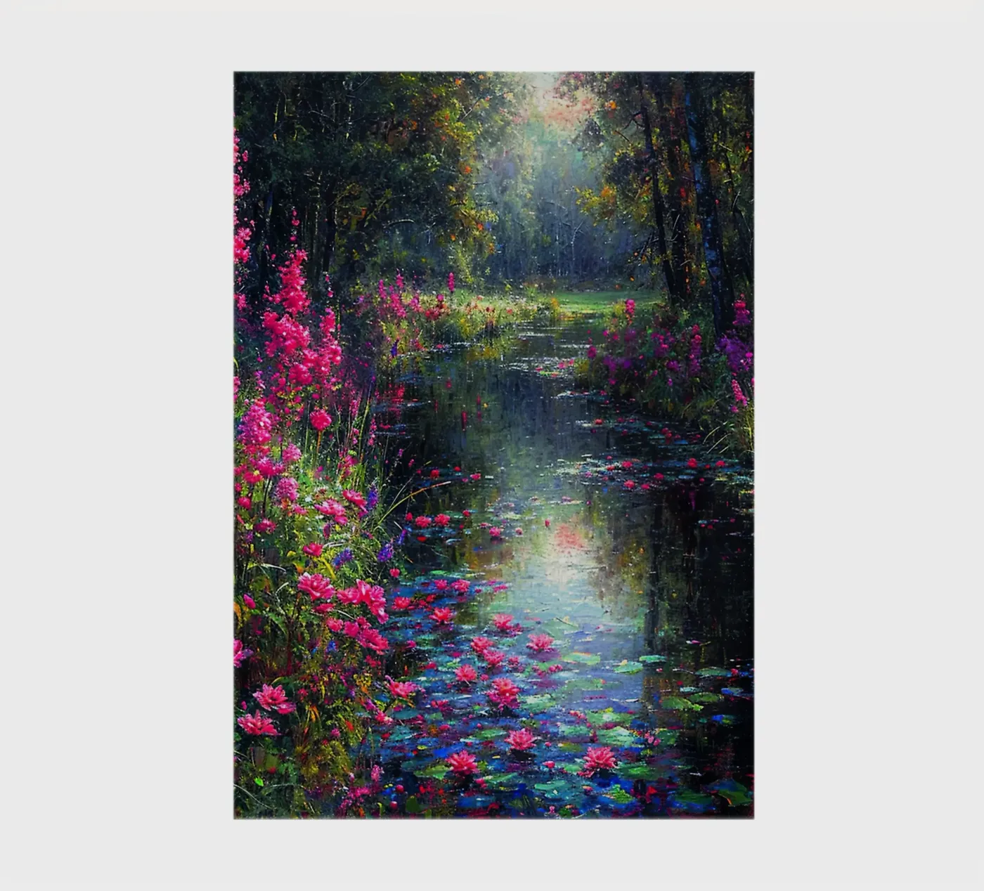 Flowered Stream notebook by Seitz Michelle
