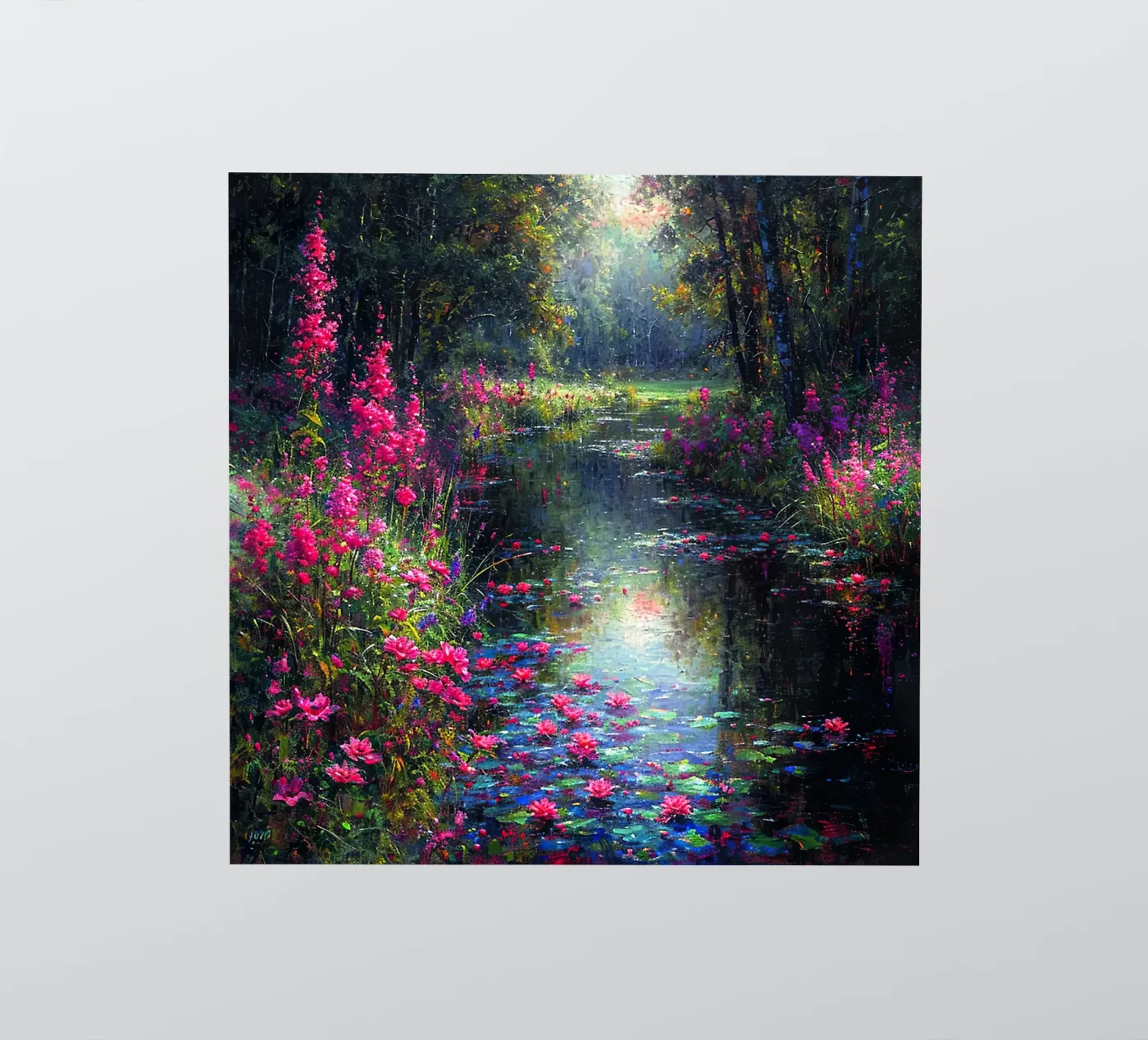 Flowered Stream sticker van Seitz Michelle