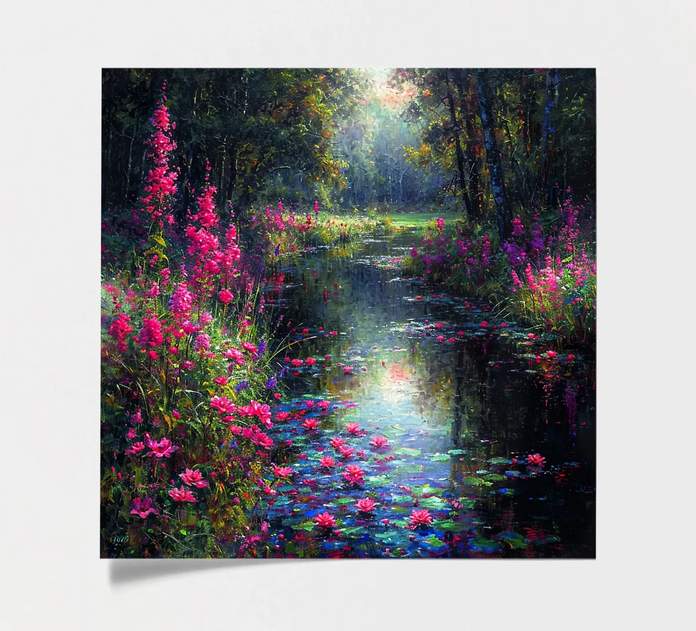 Flowered Stream sticker sheet by Seitz Michelle