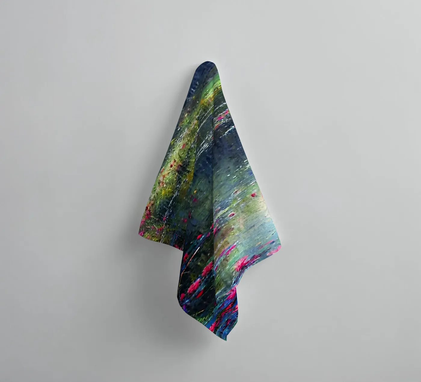 Flowered Stream towel by Seitz Michelle