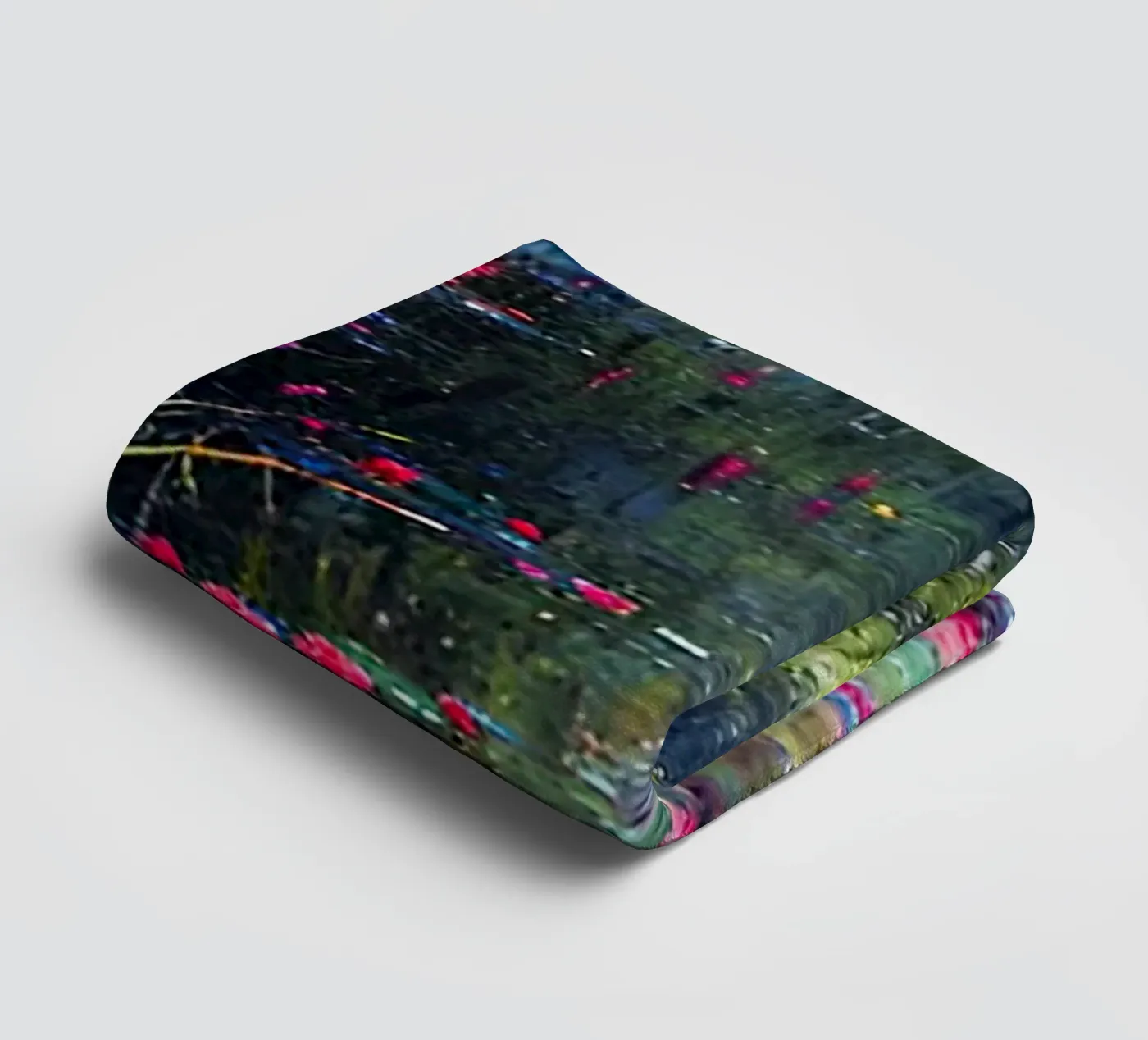 Flowered Stream towel by Seitz Michelle