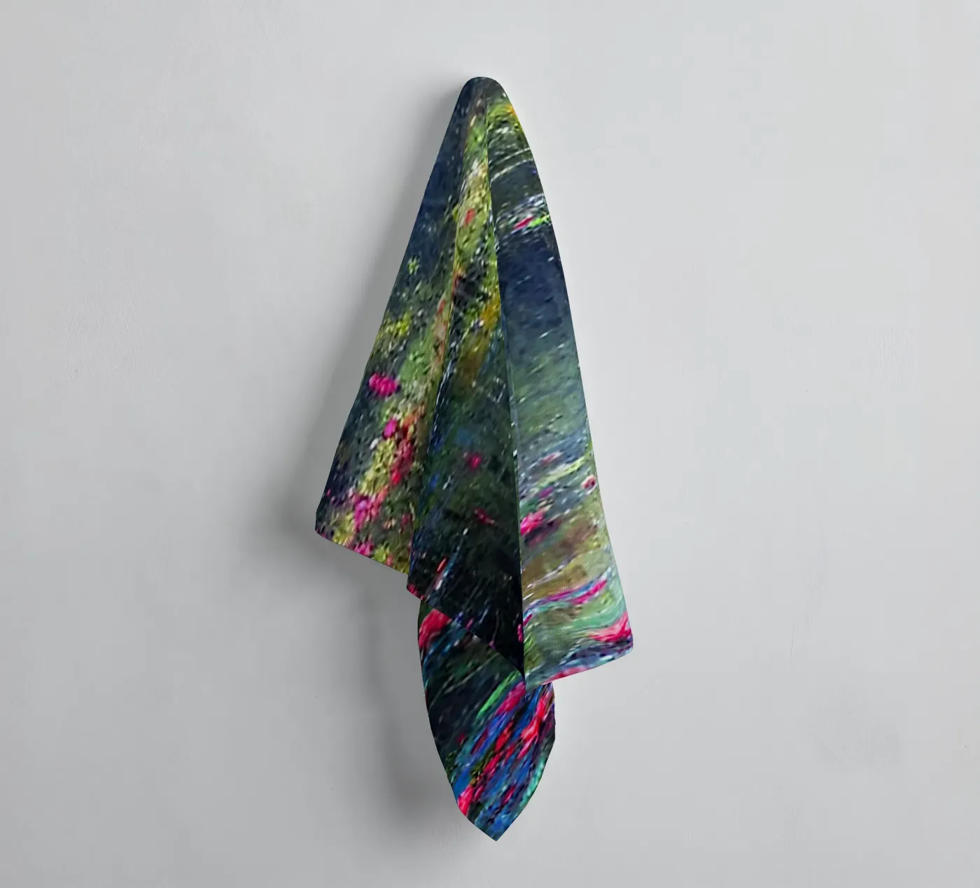 Flowered Stream towel by Seitz Michelle