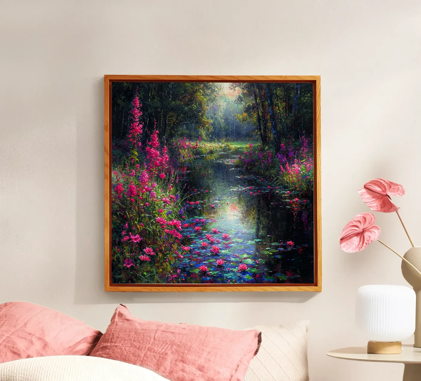Flowered Stream Acryl-Glas von Seitz Michelle