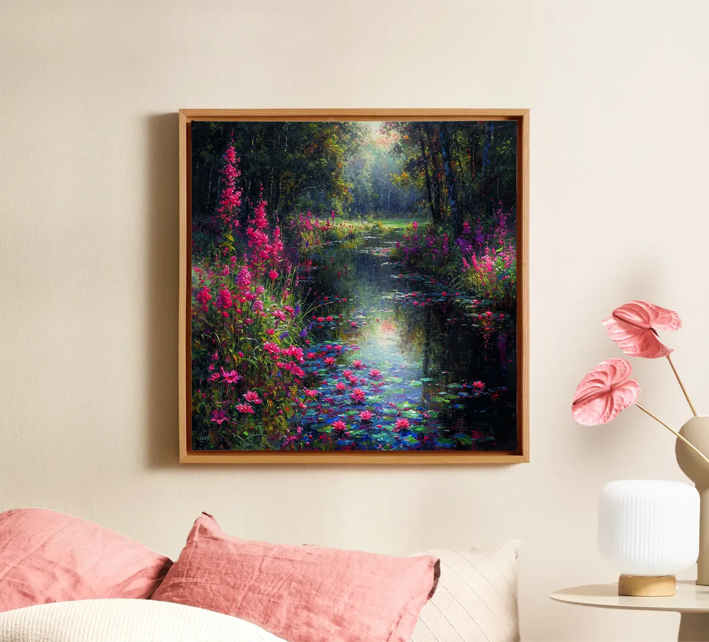 Flowered Stream tela da Seitz Michelle