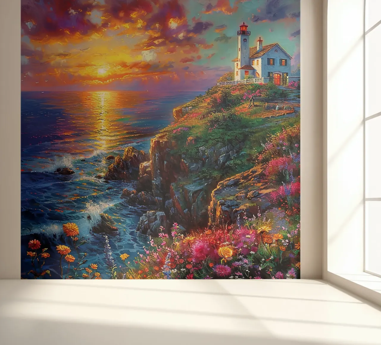 Lighthouse fotobehang van Seitz Michelle