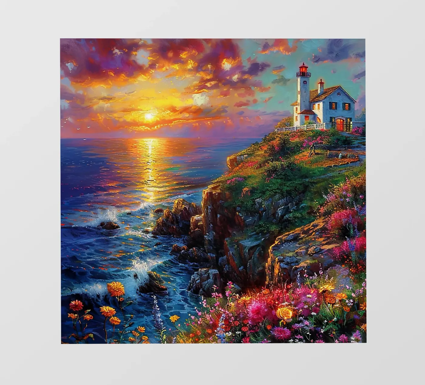 Lighthouse fotobehang van Seitz Michelle