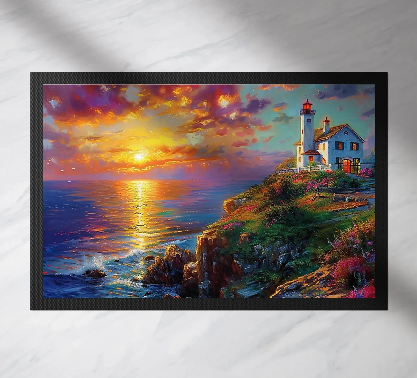 Lighthouse Fußmatte von Seitz Michelle