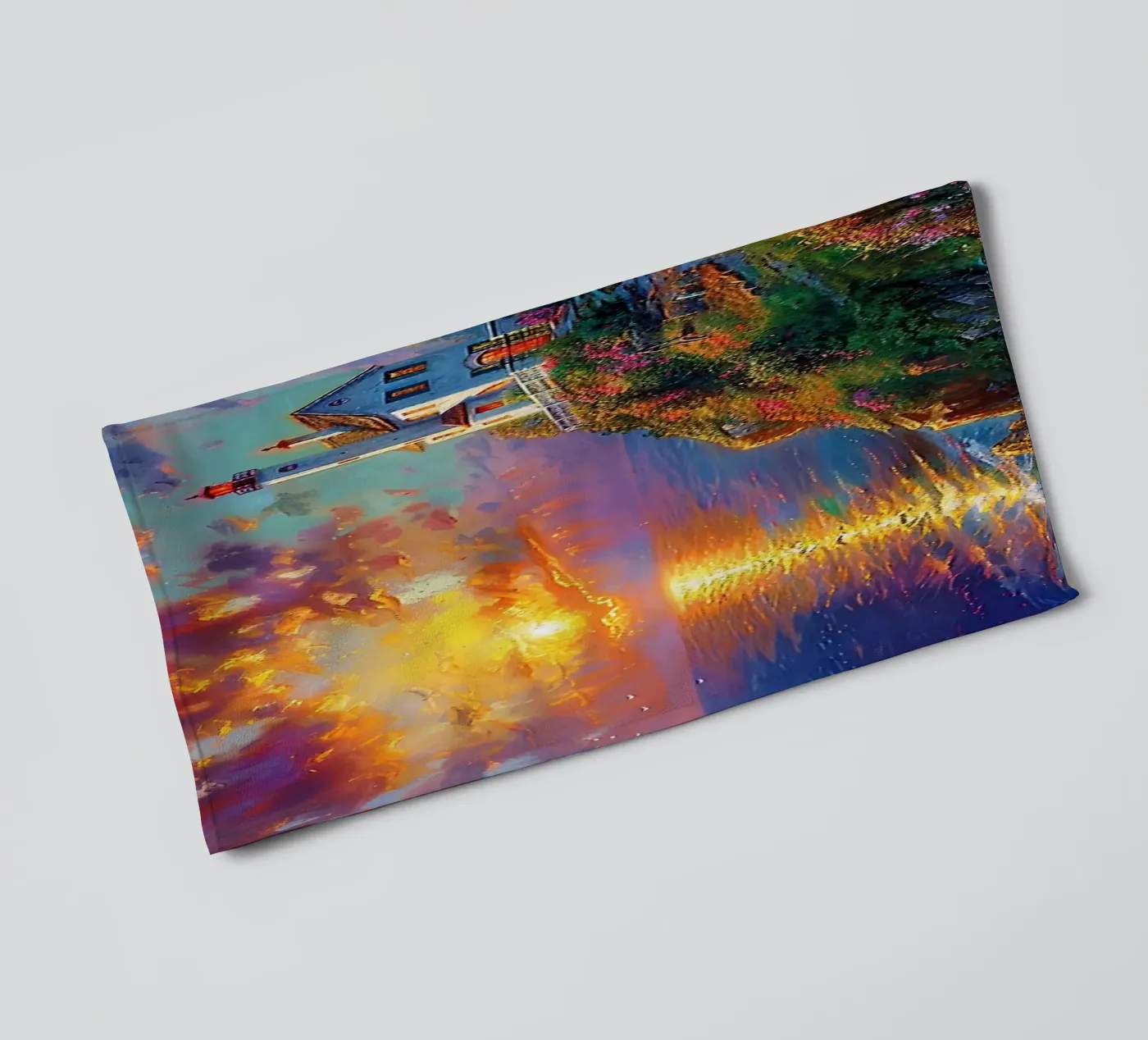Lighthouse towel by Seitz Michelle