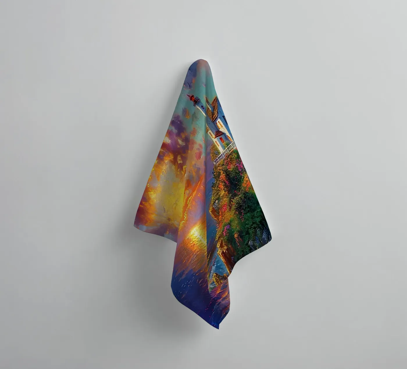 Lighthouse badhanddoek van Seitz Michelle