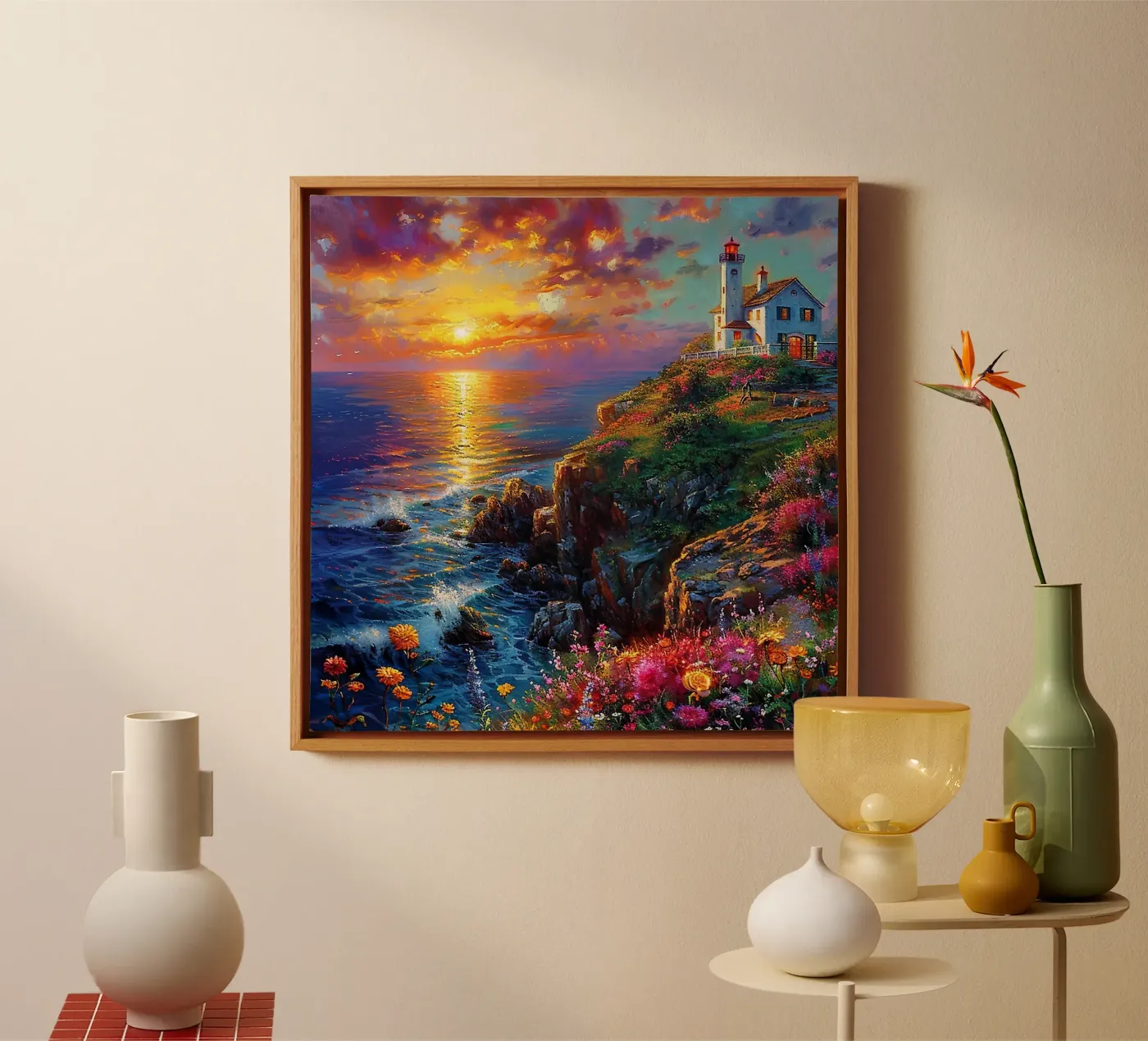 Lighthouse Leinwand von Seitz Michelle