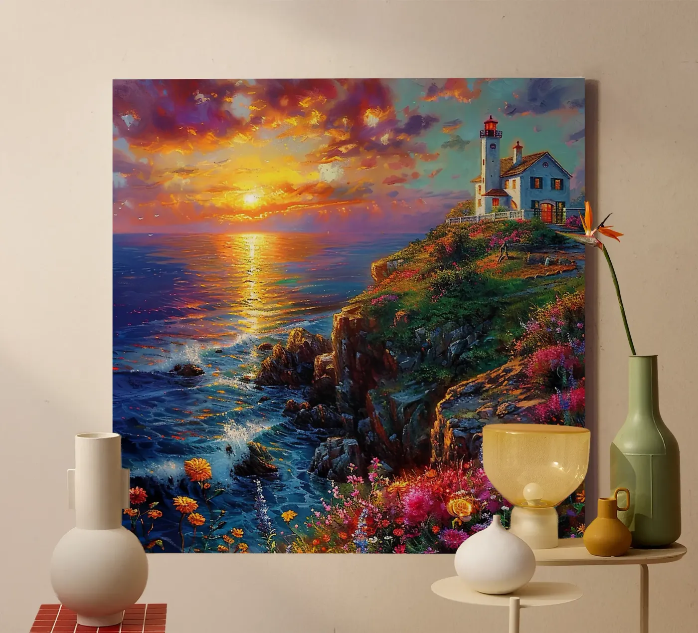 Lighthouse Leinwand von Seitz Michelle