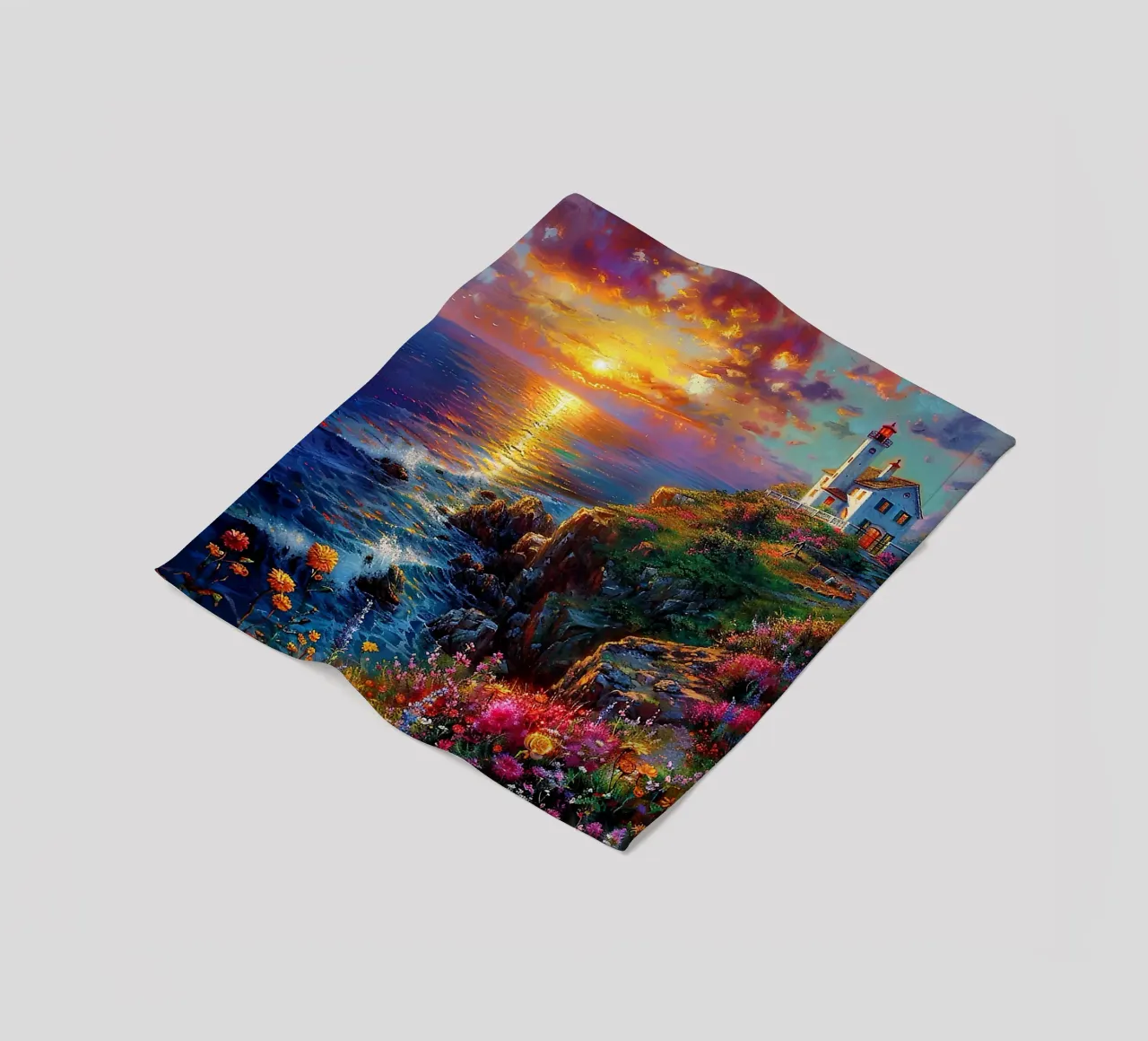 Lighthouse Fleecedecke von Seitz Michelle