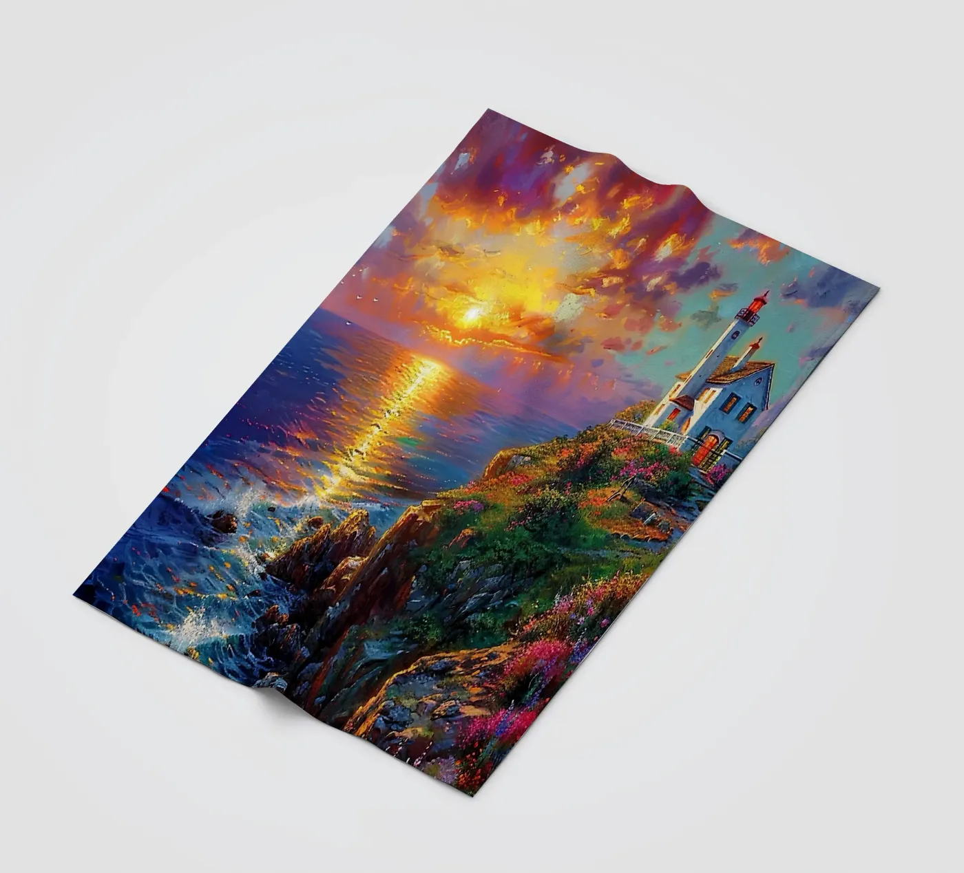 Lighthouse Fleecedecke von Seitz Michelle