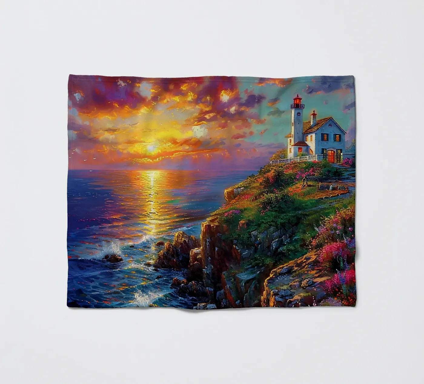 Lighthouse Fleecedecke von Seitz Michelle