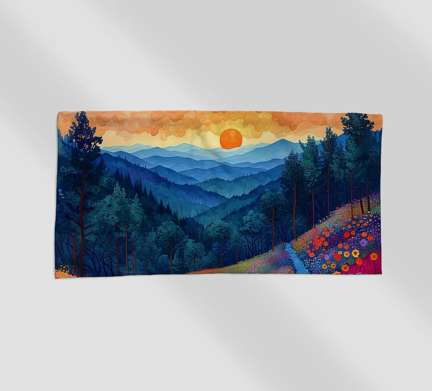 Mountain Sunset telo mare da Seitz Michelle