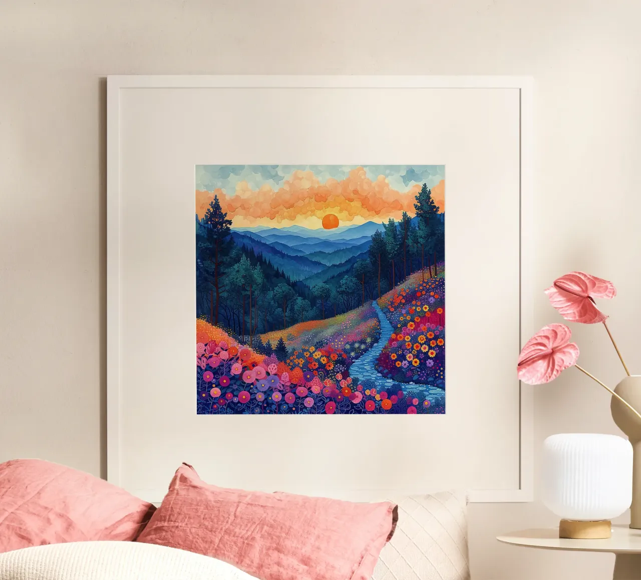 Mountain Sunset poster da Seitz Michelle