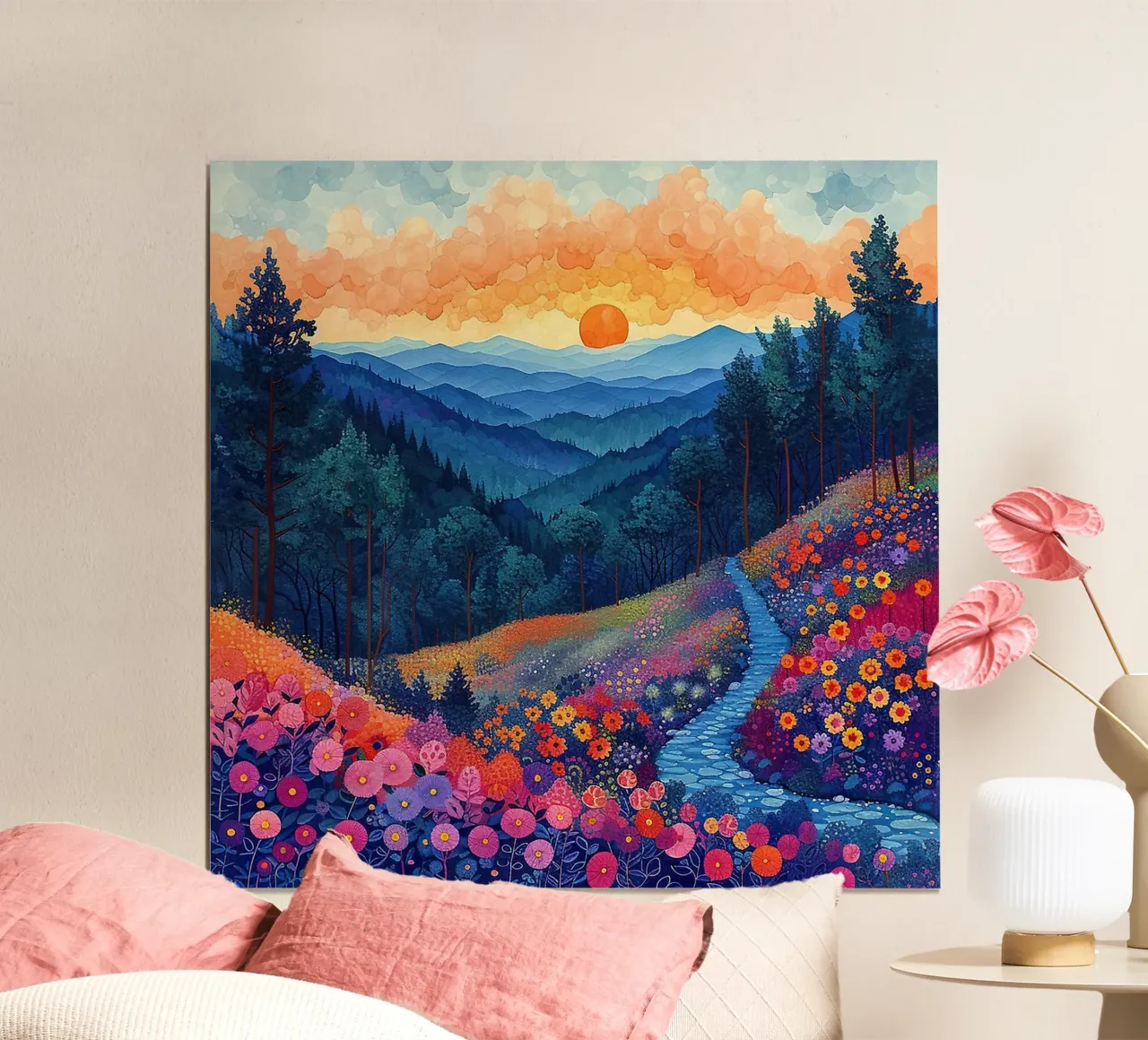 Mountain Sunset poster da Seitz Michelle