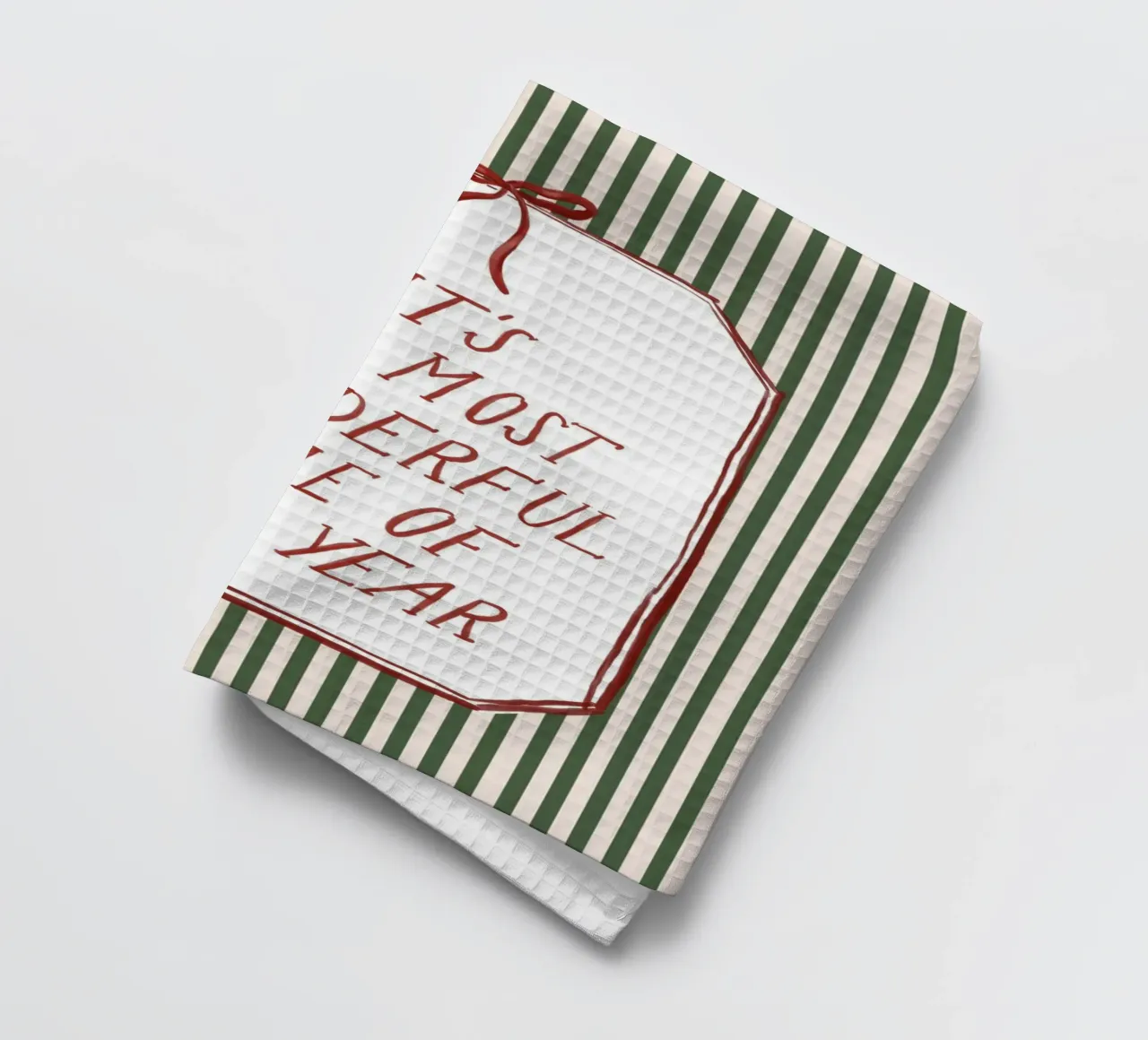 It‘s the most wonderful time of the year canovaccio da cucina da herzundpapier