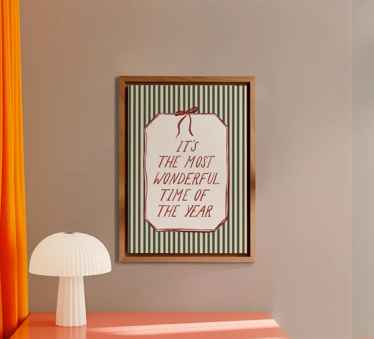 It‘s the most wonderful time of the year alluminio dibond da herzundpapier