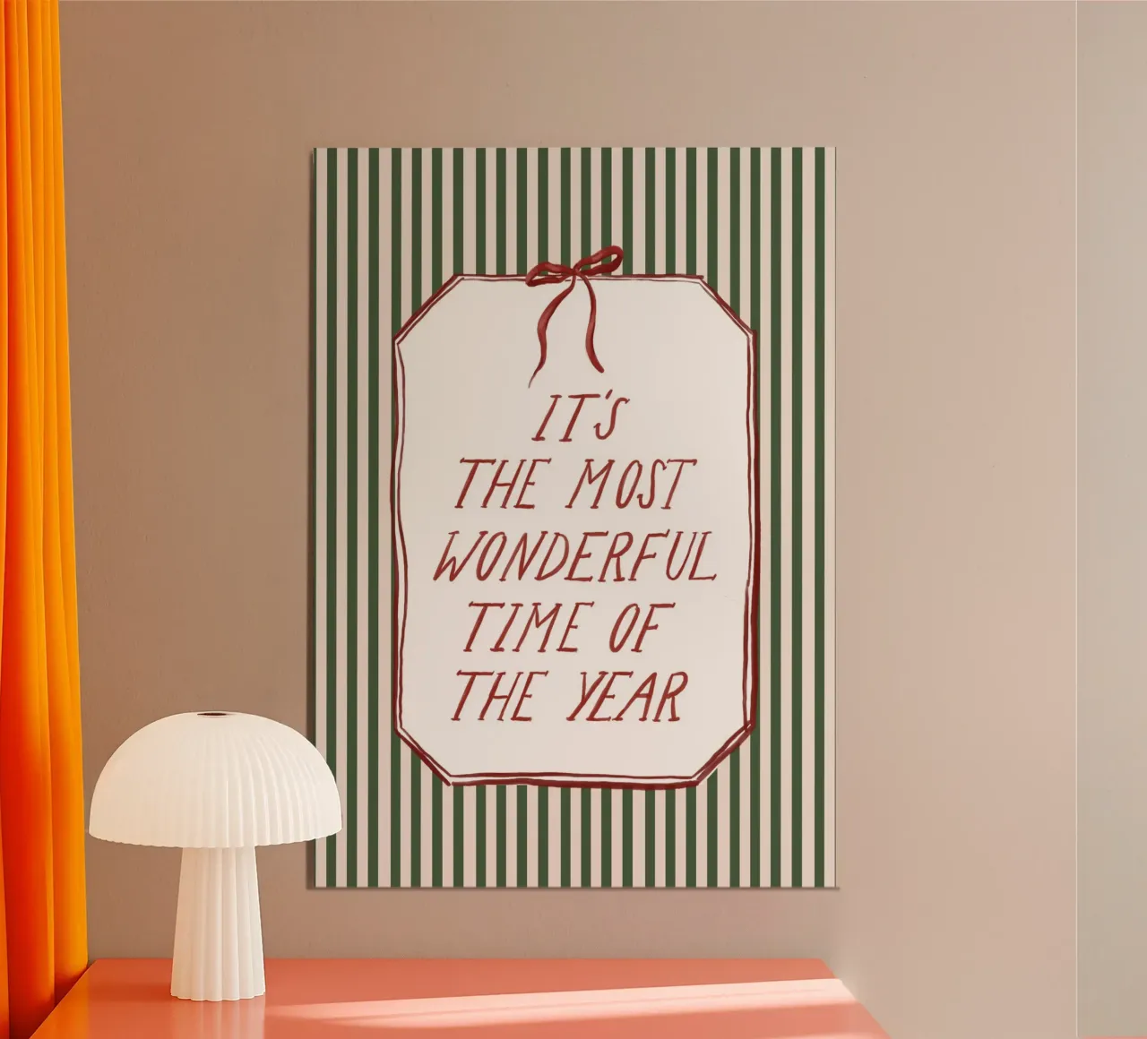 It‘s the most wonderful time of the year alluminio dibond da herzundpapier