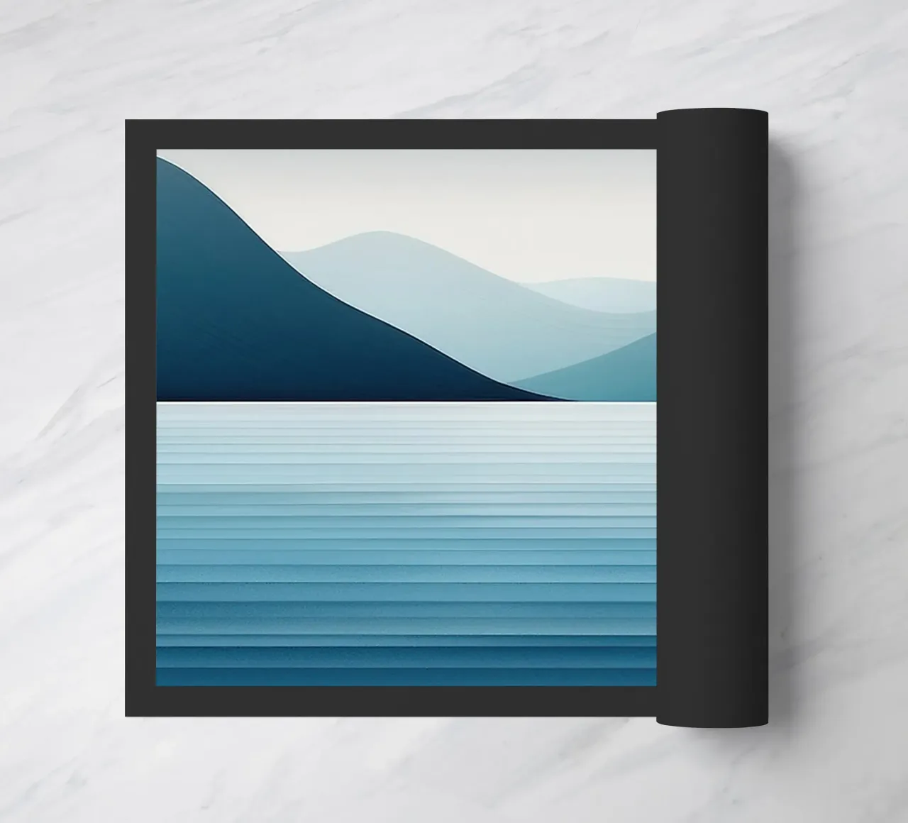 Minimal Nordic Seascape zerbino da Burk Smith