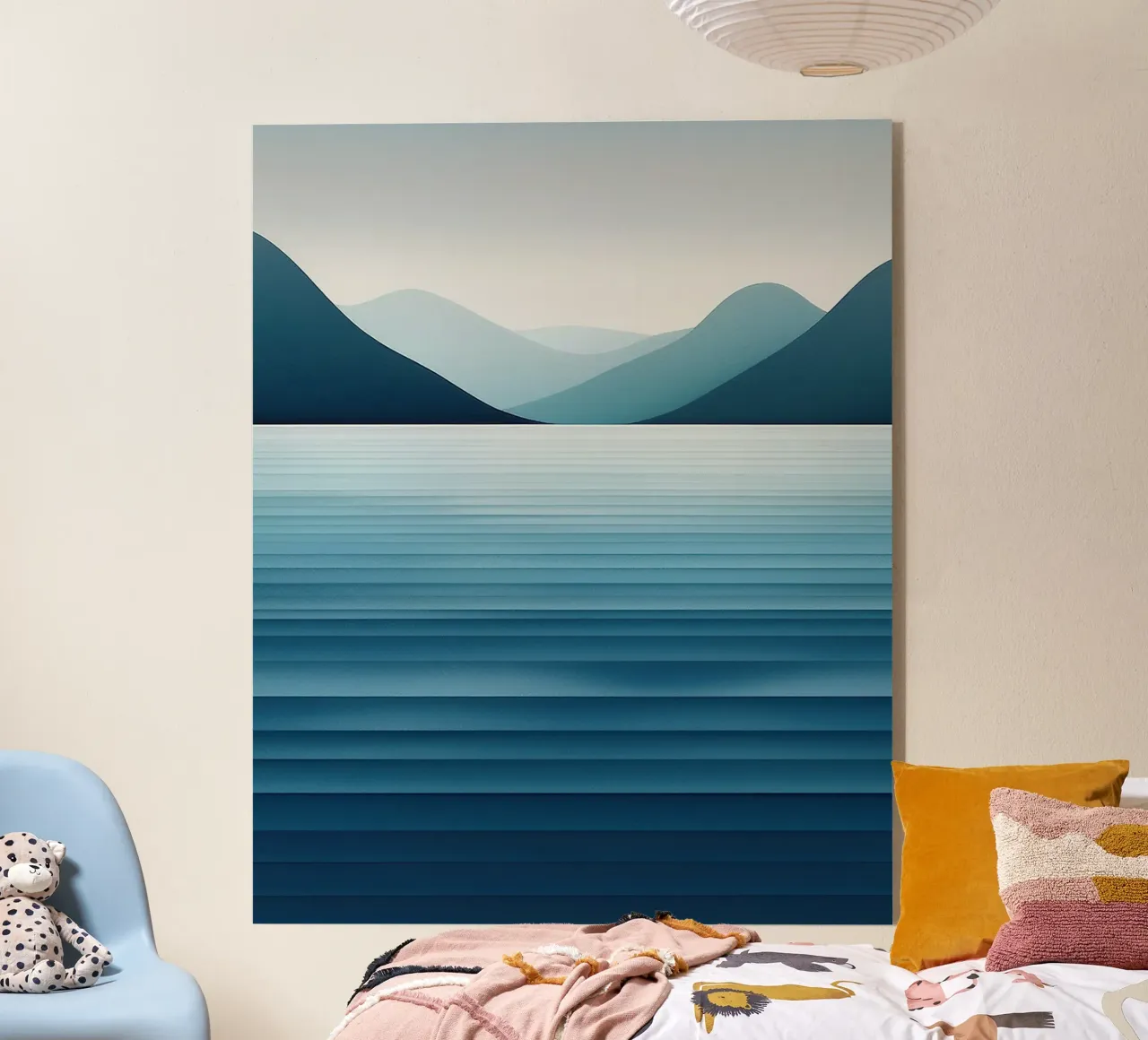 Minimal Nordic Seascape plexiglass da Burk Smith