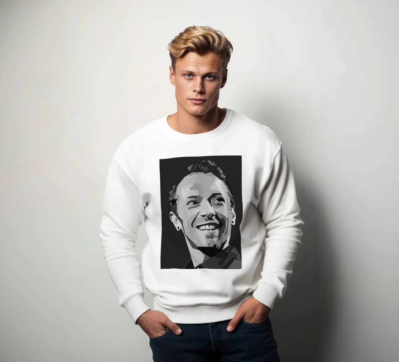 Chris Martin Popart WPAP sweatshirt by KP Artwork