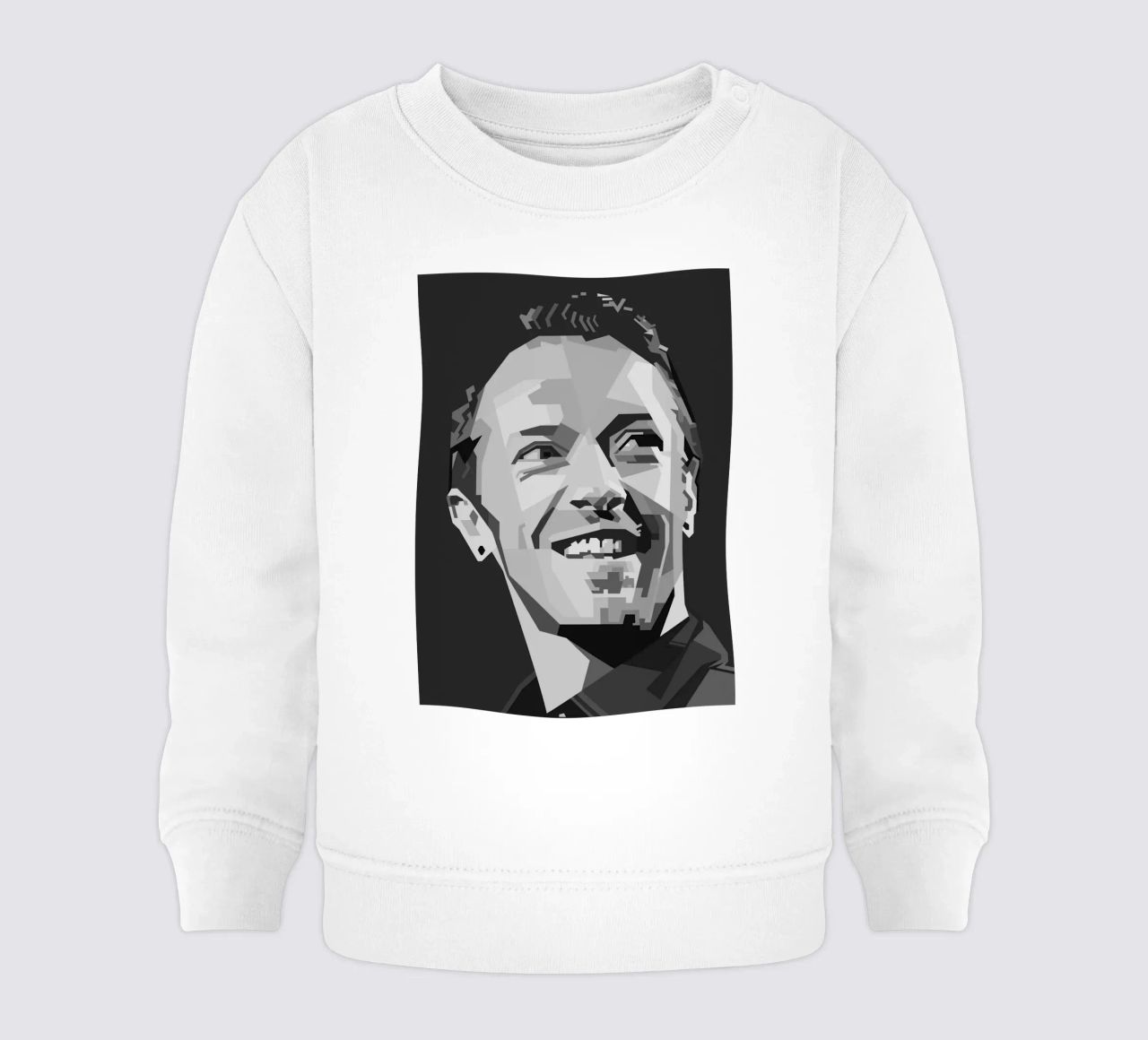Chris Martin Popart WPAP felpa neonato da KP Artwork