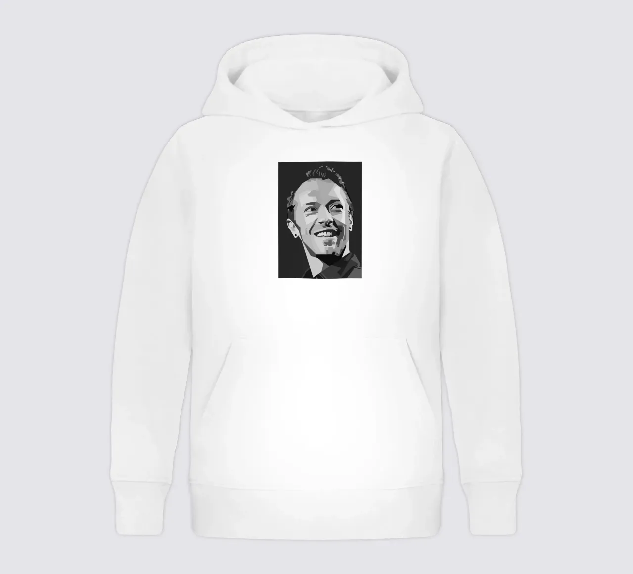 Chris Martin Popart WPAP felpa bambino con cappuccio da KP Artwork